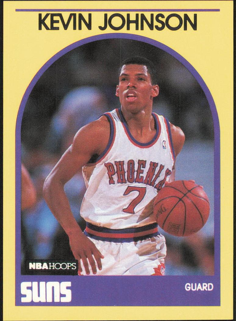 1990 Hoops 100 Superstars Basketball Kevin Johnson #75