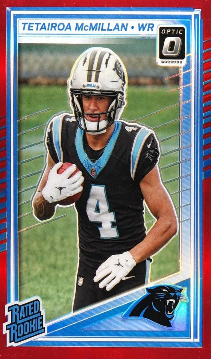 2025 Donruss Optic Football Red Tetairoa McMillan #209