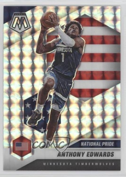 2020 Panini Mosaic Basketball Mosaic Anthony Edwards #252
