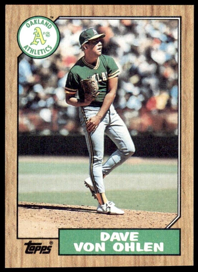 1987 Topps Baseball Dave Von Ohlen #287