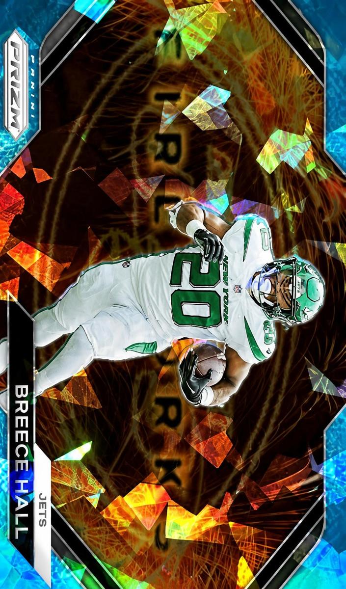 2023 Panini Prizm Football Blue Ice Breece Hall #F-19