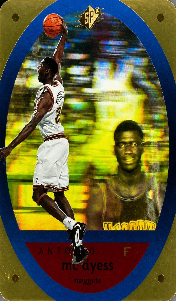 1996 SPx Basketball Gold Antonio McDyess #13