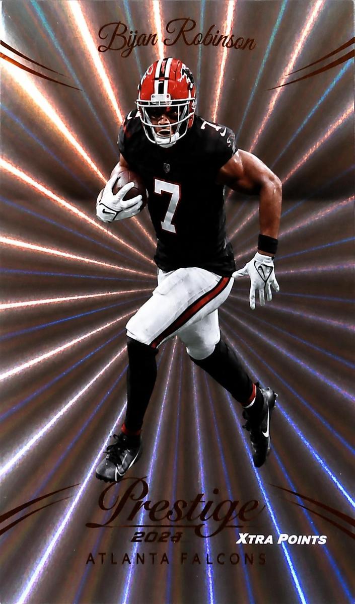 2024 Panini Prestige Football Sunburst Xtra Points Bijan Robinson #11