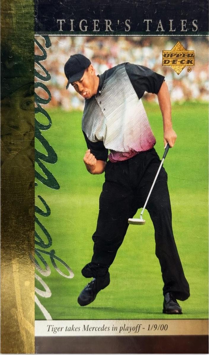 2001 Upper Deck Golf Tiger Woods #TT21 PSA 9
