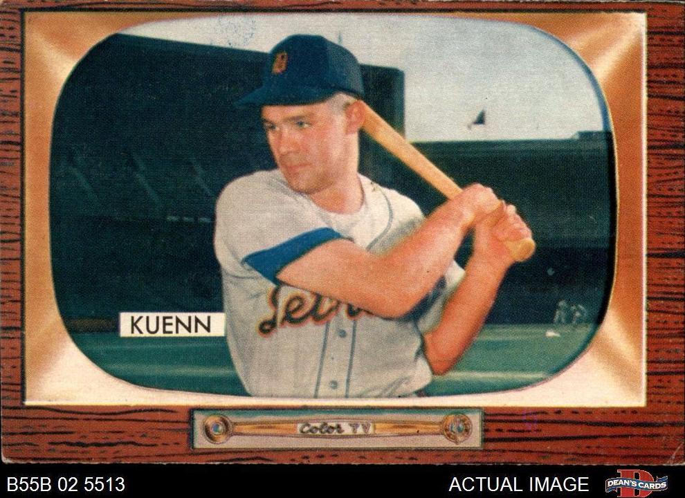 1955 Bowman Baseball Harvey Kuenn #132 PSA 6