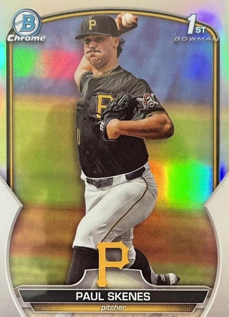 2023 Bowman Draft Chrome Baseball Refractor Paul Skenes #BDC-14