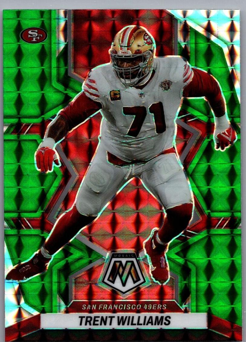 2022 Panini Mosaic Football Green Trent Williams #232