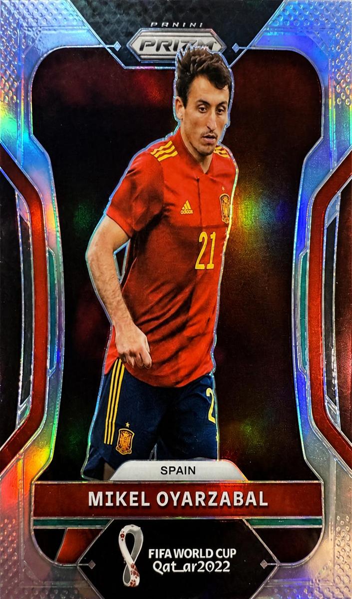 2022 Panini Prizm FIFA World Cup Qatar Soccer Silver Mikel Oyarzabal #224