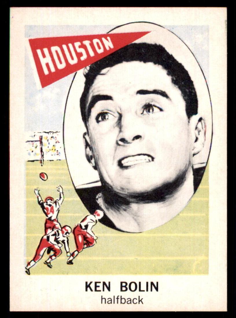 1961 NU-Cards Football Ken Bolin #155 PSA 9