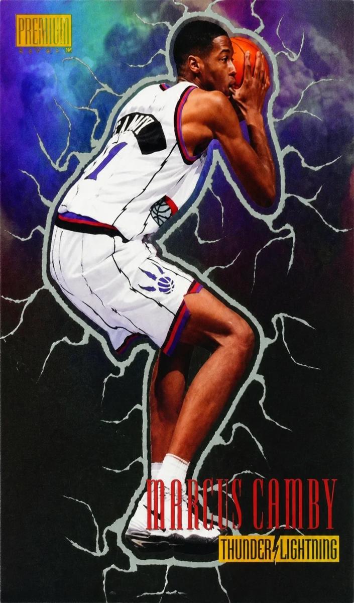 1997 Skybox Premium Basketball Marcus Camby #6TL PSA 8