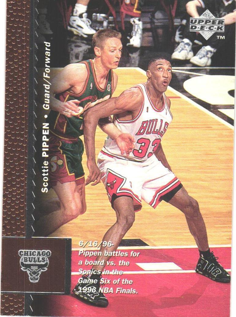 1996 Upper Deck Basketball Scottie Pippen #197