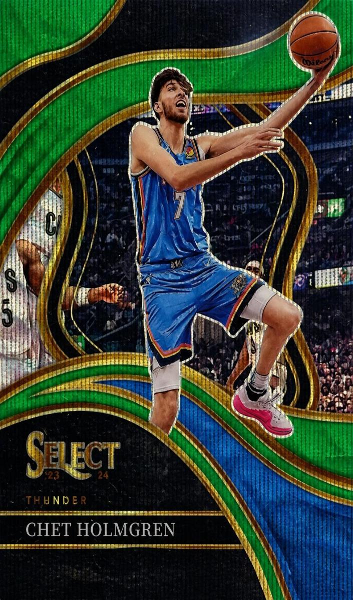 2023 Panini Select Basketball Green Wave Chet Holmgren #241 PSA 8