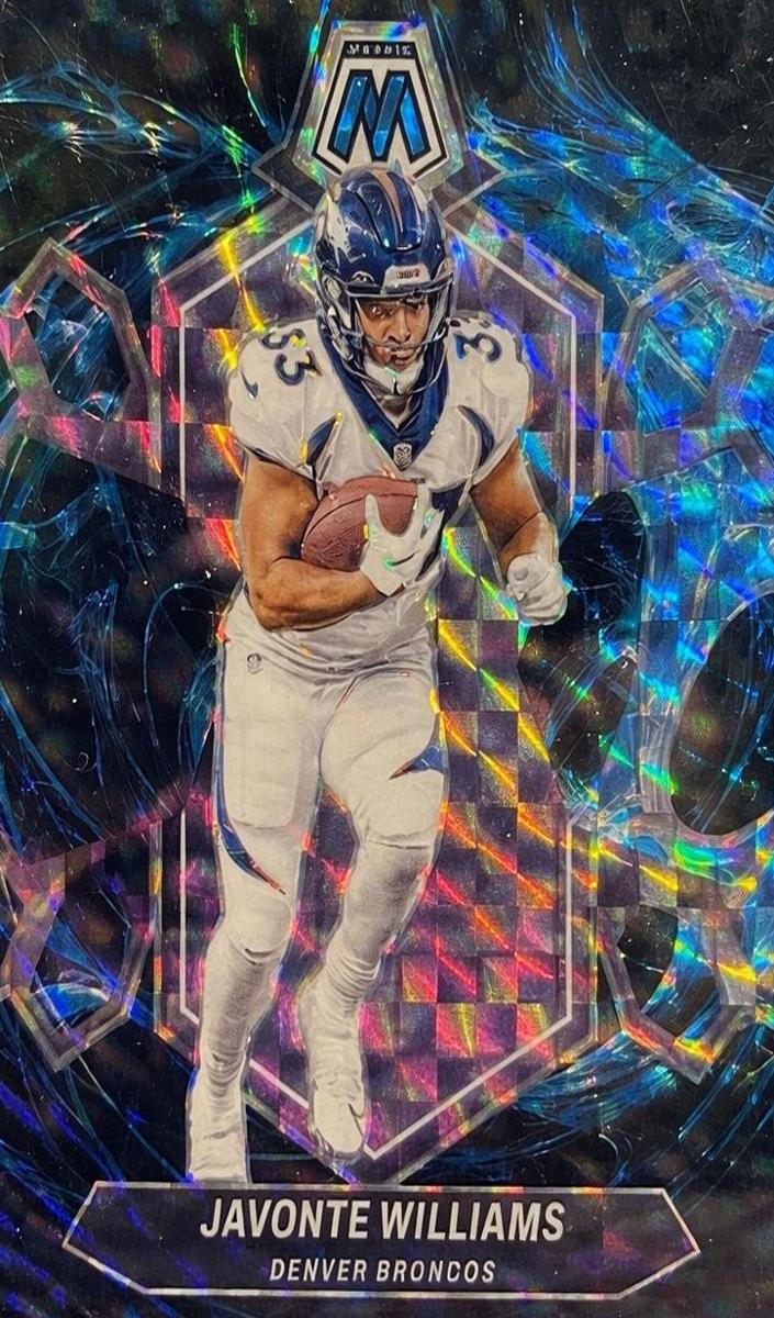 2024 Panini Mosaic Football Genesis Javonte Williams #65 PSA 9