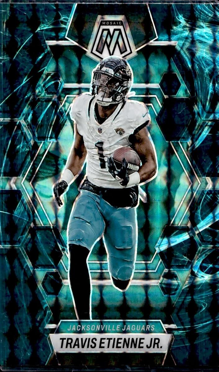 2023 Panini Mosaic Football Genesis Travis Etienne Jr. #103