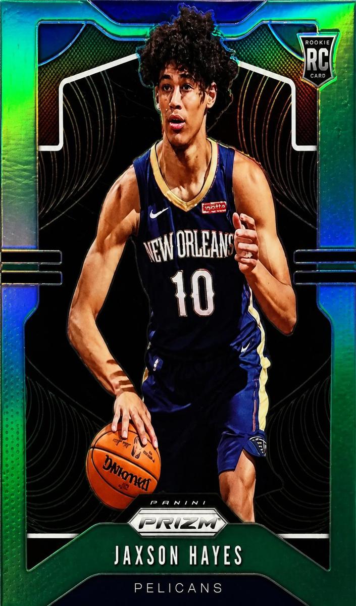 2019 Panini Prizm Basketball Prizm Green Jaxson Hayes #254 PSA 9