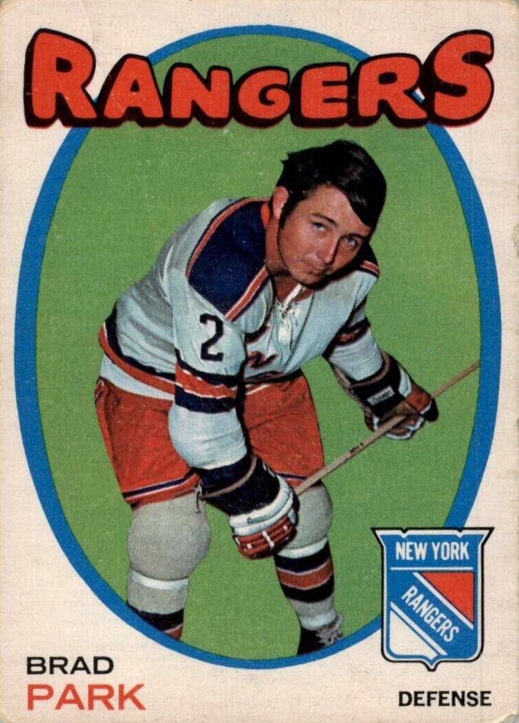 1971 O-Pee-Chee Hockey Brad Park #40 PSA 8