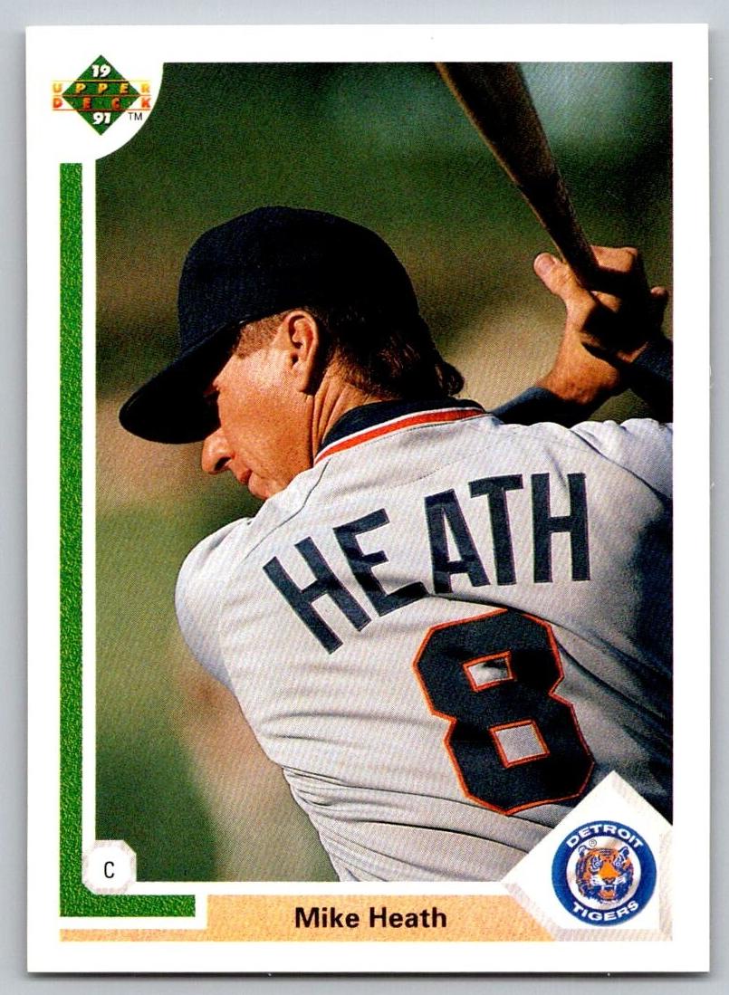 1991 Upper Deck Baseball Mike Heath #318