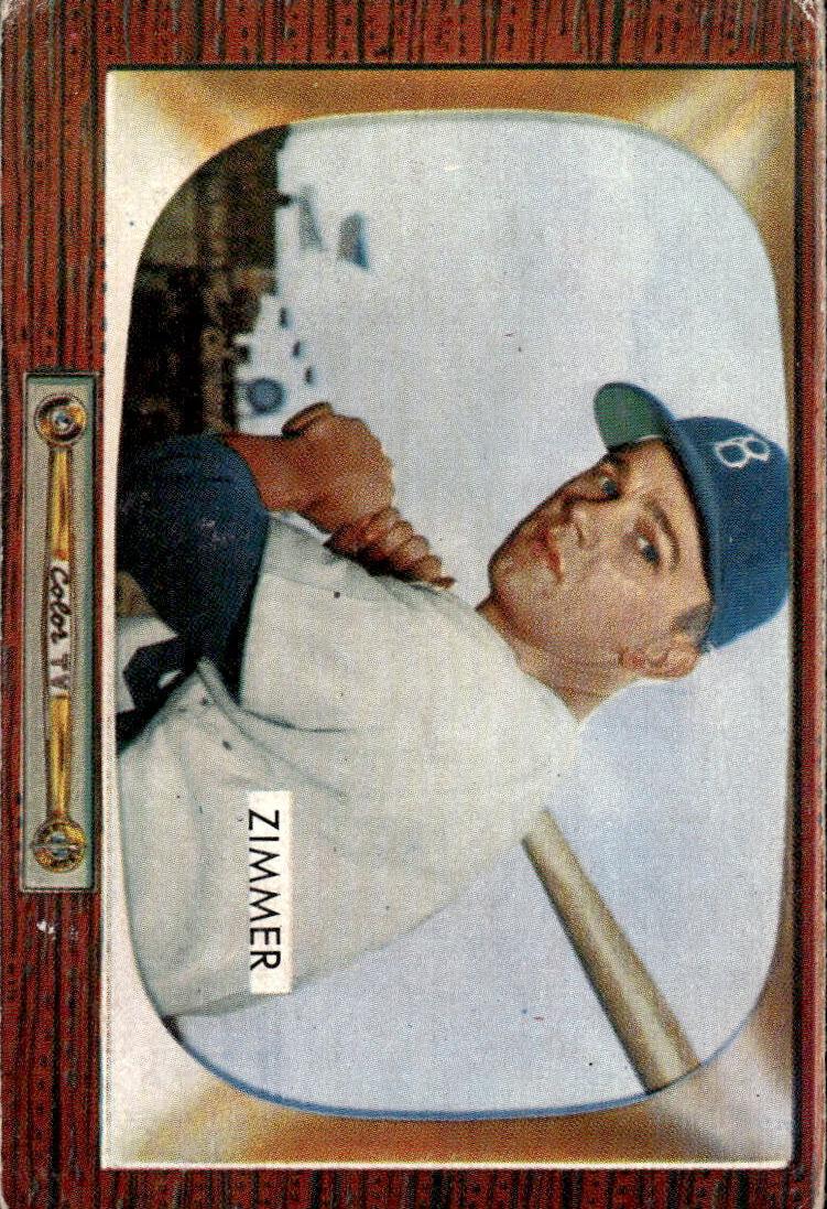 1955 Bowman Baseball Don Zimmer #65