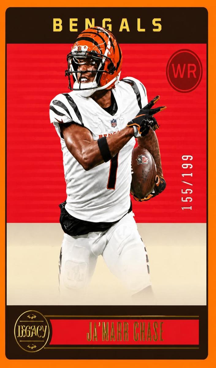 2023 Panini Legacy Football Orange Ja'Marr Chase #20