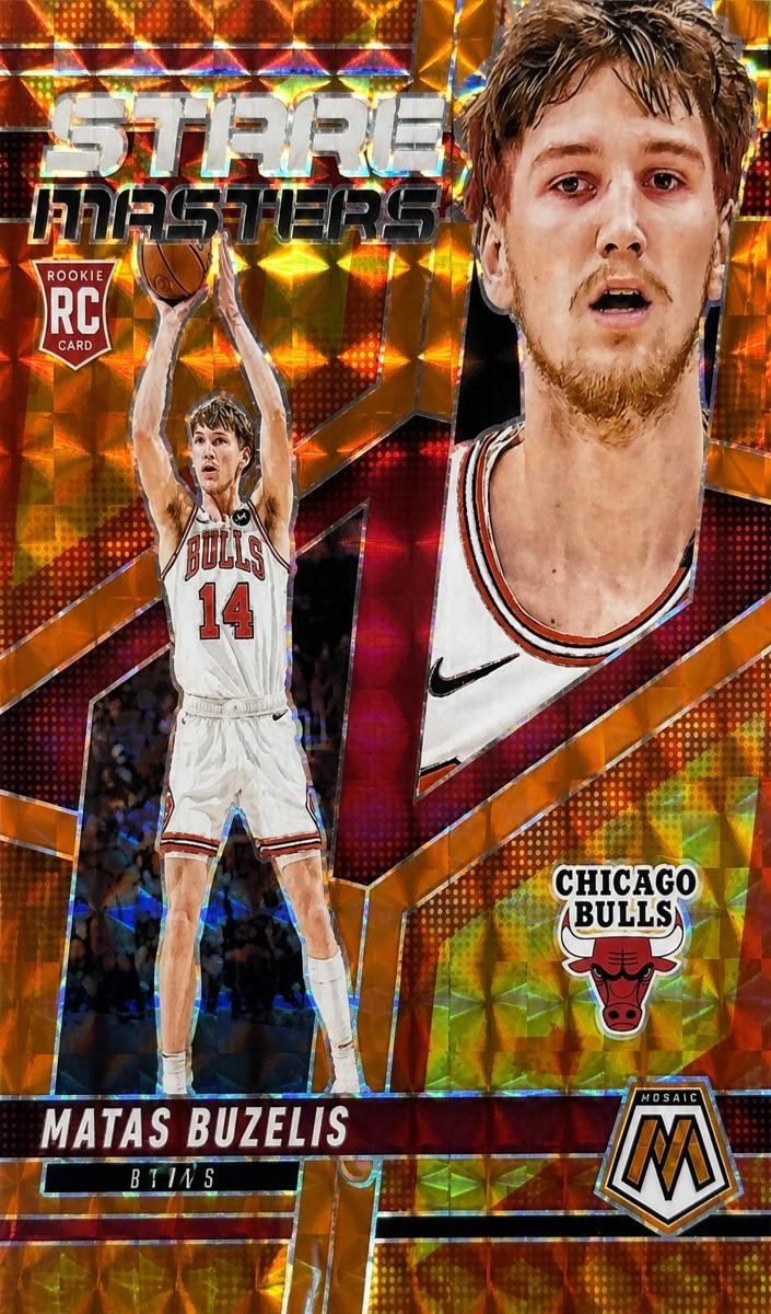 2024 Panini Mosaic Basketball Orange Matas Buzelis #16