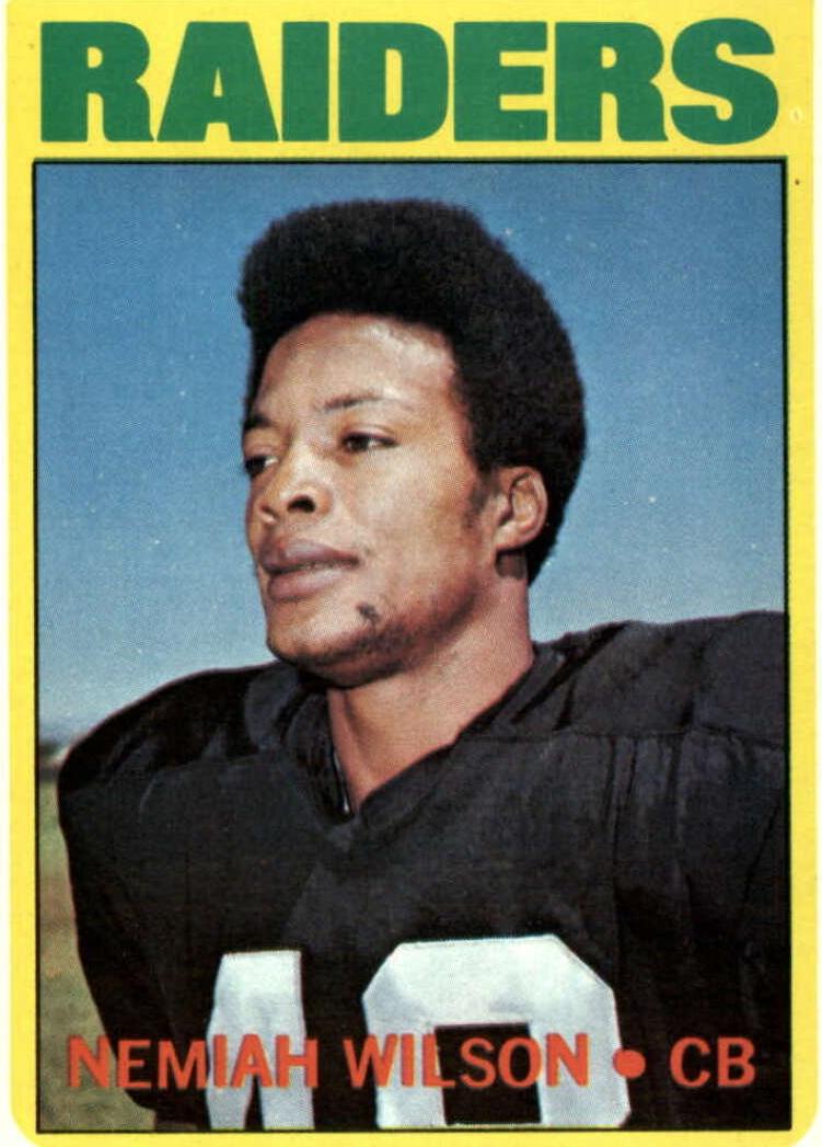1972 Topps Football Nemiah Wilson #303