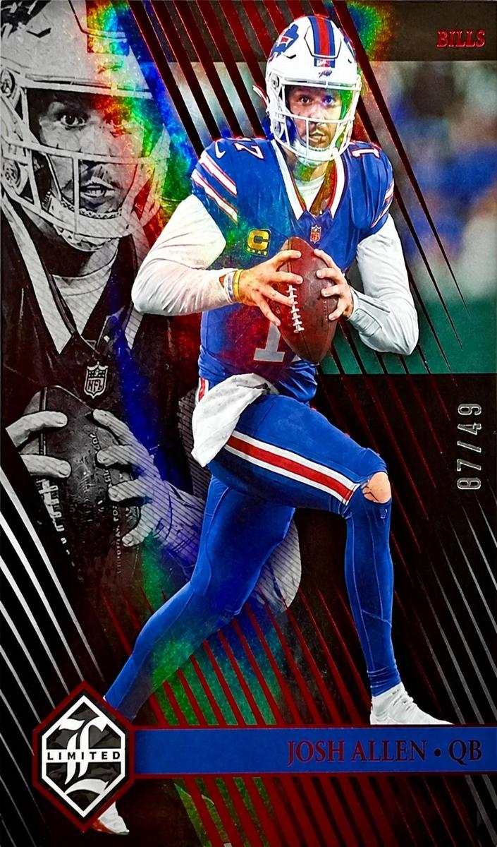 2023 Panini Limited Football Ruby Spotlight Josh Allen #13