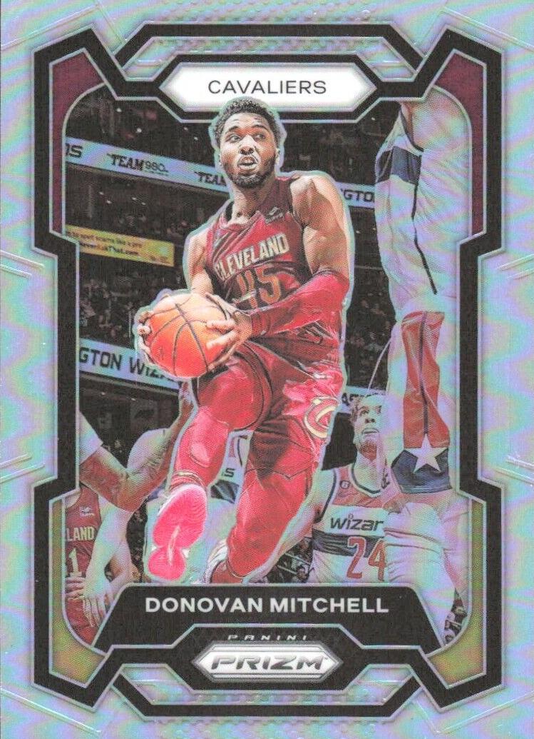 2023 Panini Prizm Basketball Silver Donovan Mitchell #43