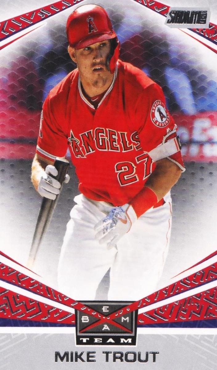 2019 Topps Stadium Club Baseball Mike Trout #BT-3 PSA 9