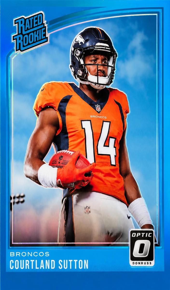 2018 Donruss Optic Football Aqua Courtland Sutton #162