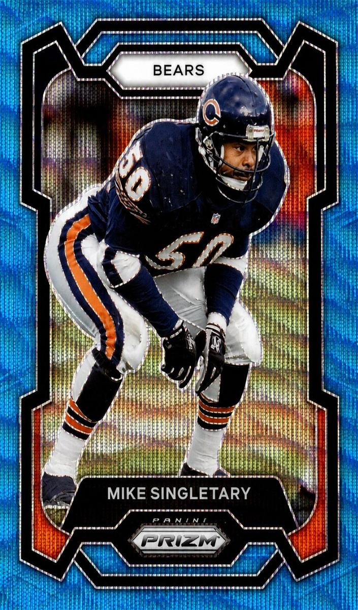2023 Panini Prizm Football Blue Wave Mike Singletary #54
