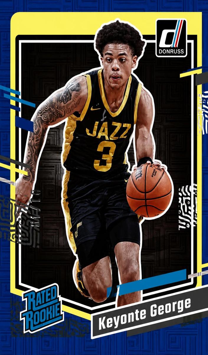 2023 Panini Donruss Basketball Choice Blue Keyonte George #244