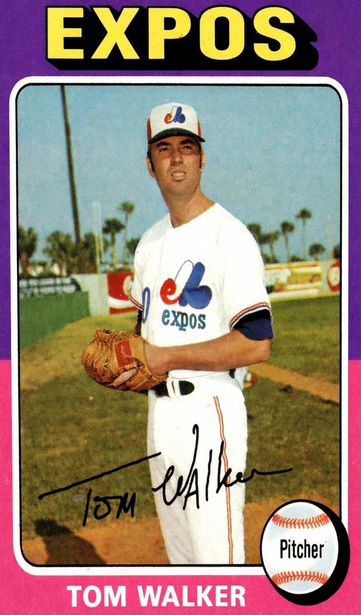 1975 Topps Mini Baseball Tom Walker #627