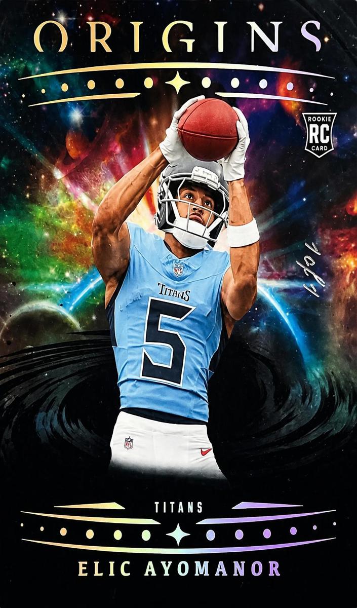 2025 Panini Origins Football Black Elic Ayomanor #108