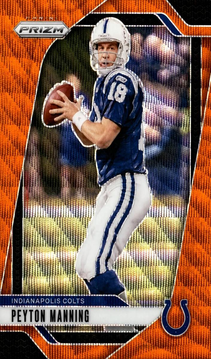 2024 Panini Prizm Football Orange Wave Peyton Manning #126
