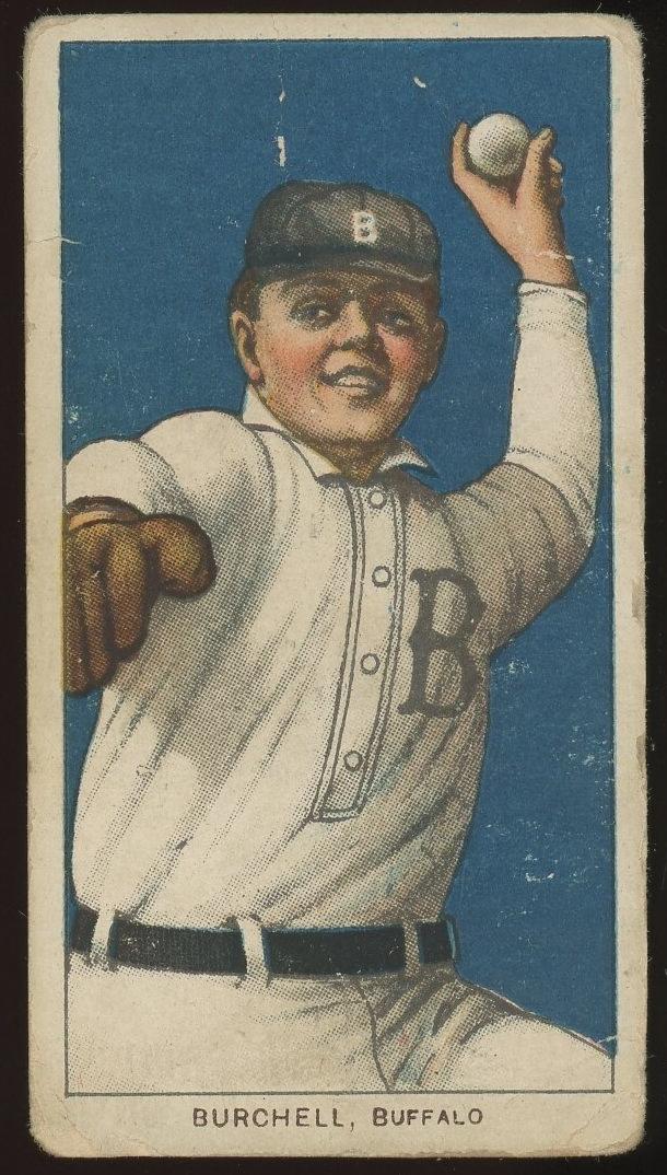1909-11 T206 Baseball Fred Burchell #NNO PSA 1