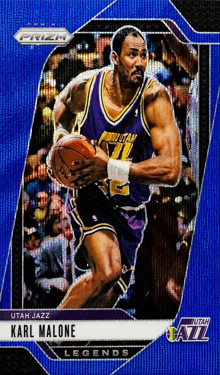 2024 Panini Prizm Basketball Blue Wave Karl Malone #289