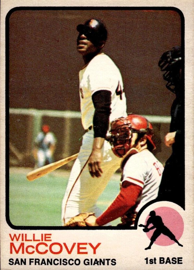 1973 O-Pee-Chee Baseball Willie McCovey #410 PSA 8