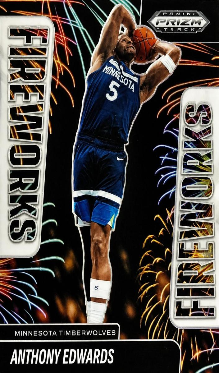 2024 Panini Prizm Basketball Black Anthony Edwards #25