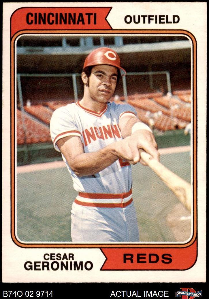 1974 O-Pee-Chee Baseball Cesar Geronimo #181