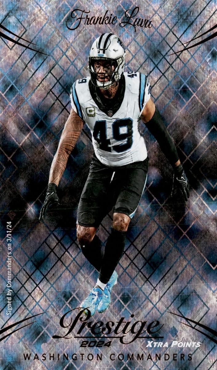 2024 Panini Prestige Football Diamond Xtra Points Frankie Luvu #43