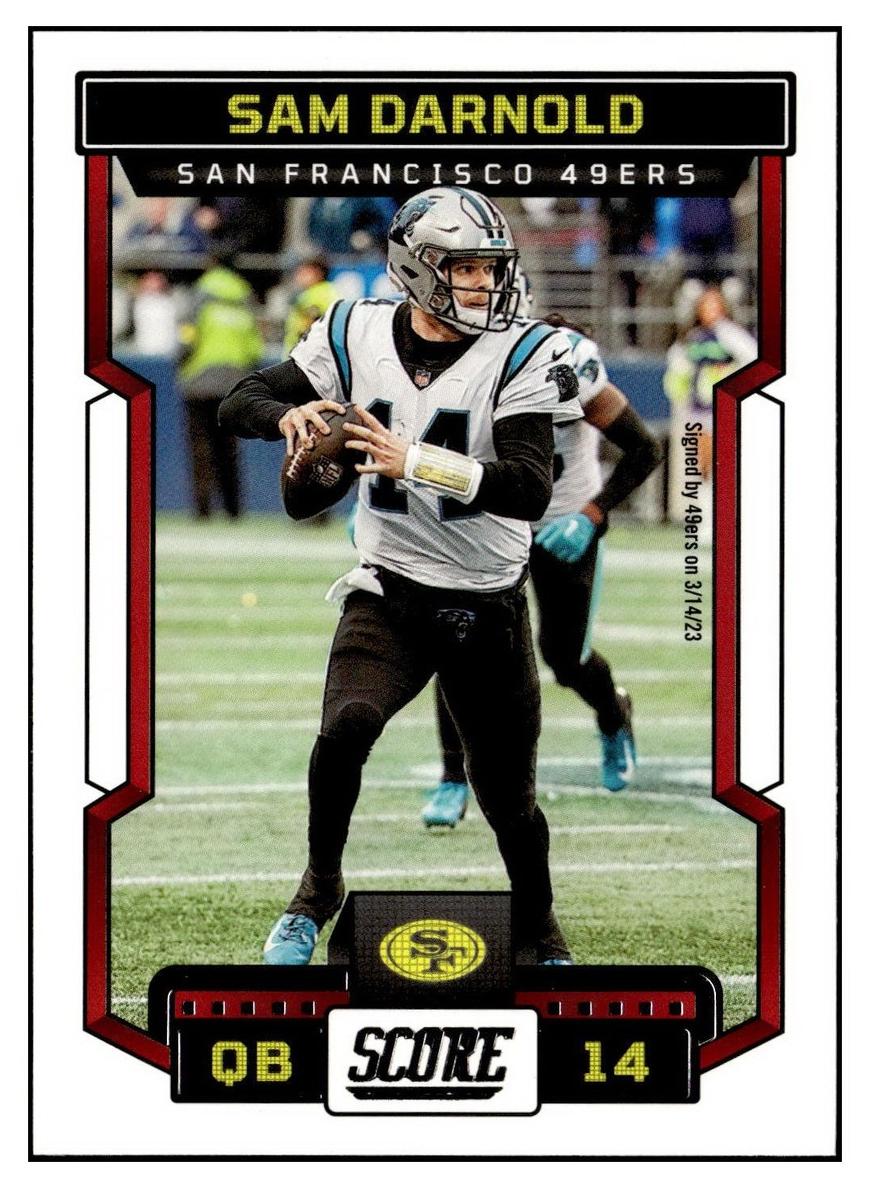 2023 Panini Score Football Sam Darnold #44