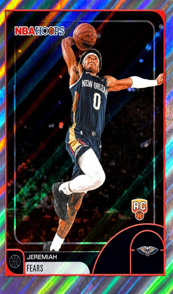 2025 Topps NBA Hoops Basketball Light Burst Jeremiah Fears #48