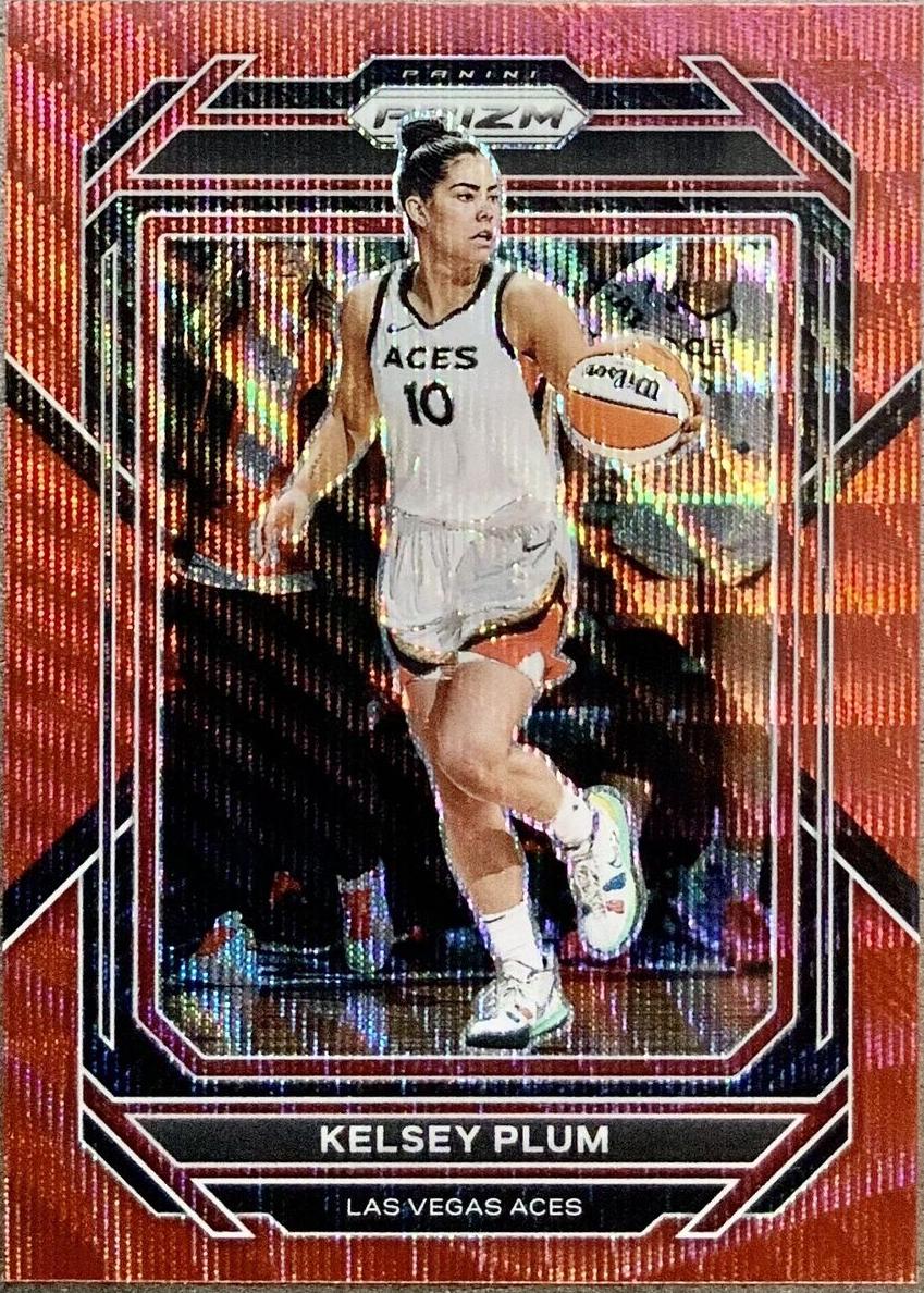 2023 Panini Prizm WNBA Basketball Ruby Wave Kelsey Plum #4 PSA 9