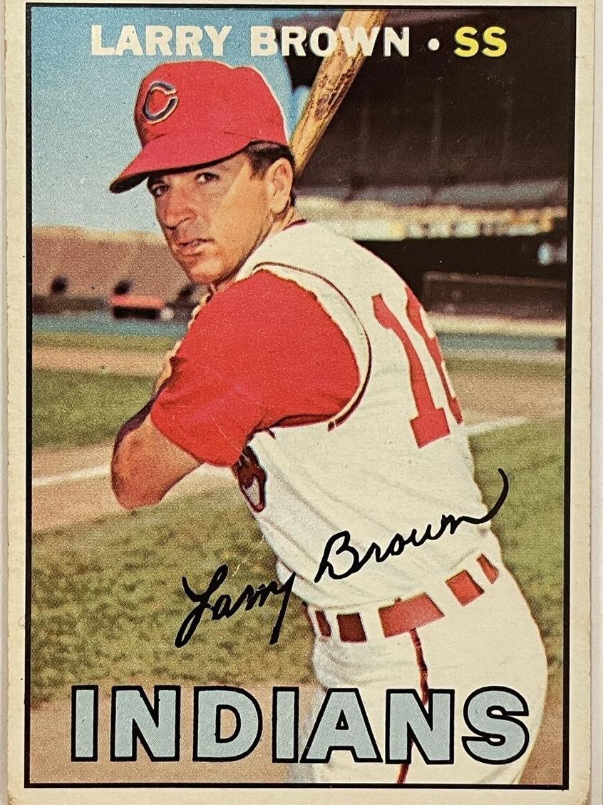 1967 Topps Baseball Larry Brown #145