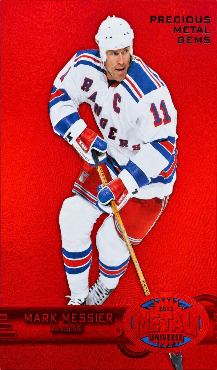 2012 Fleer Retro Hockey Red Mark Messier #40
