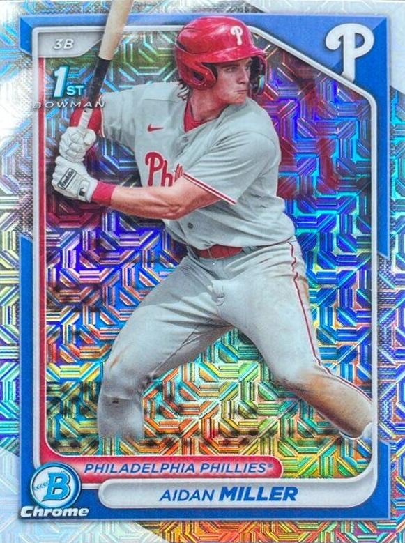 2024 Bowman Mega Box Baseball Aidan Miller #BCP-27 PSA 9