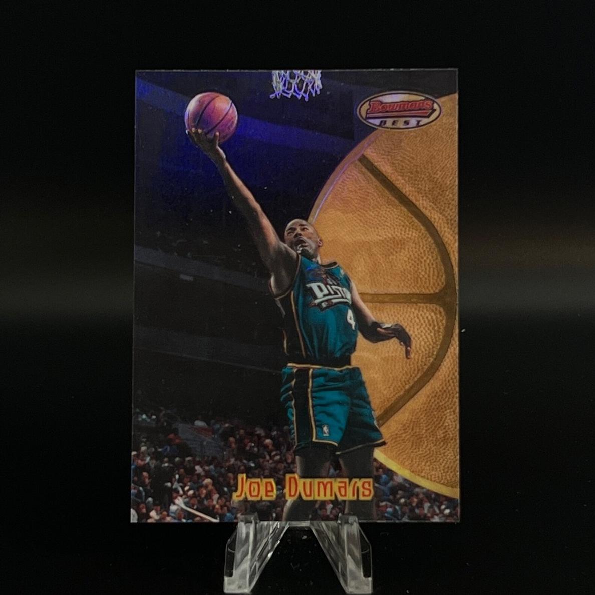 1997 Bowman's Best Basketball Refractor Joe Dumars #21