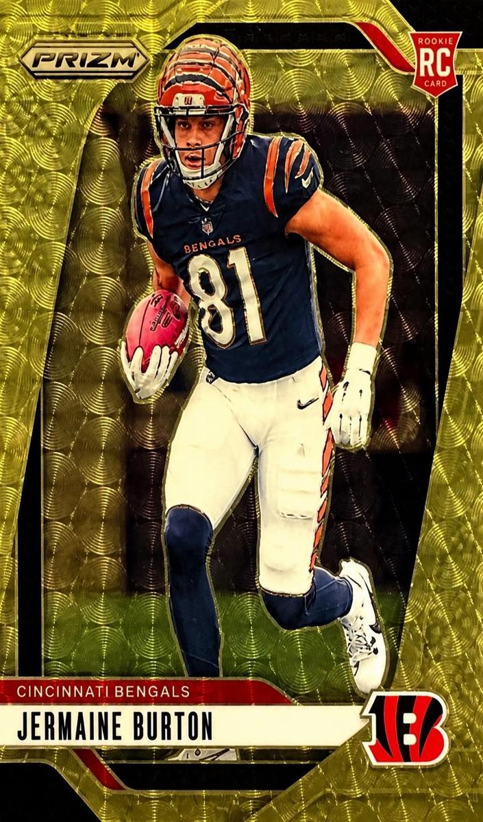2024 Panini Prizm Football Gold Vinyl Jermaine Burton #350