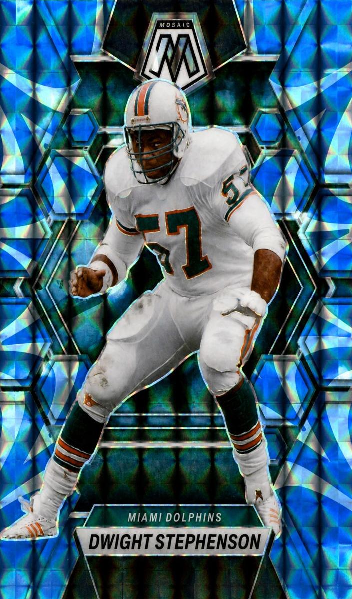 2023 Panini Mosaic Football Reactive Blue Dwight Stephenson #148