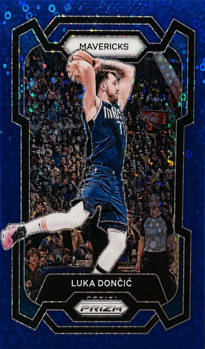 2023 Panini Prizm Basketball Fast Break Blue Luka Doncic #110 PSA 9